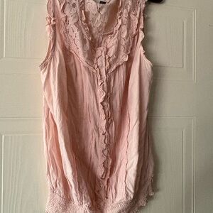 Jacob Pink Lace Women's Blouse